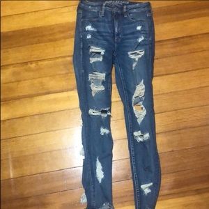 AE Double Sided Ripped Skinny Jeans